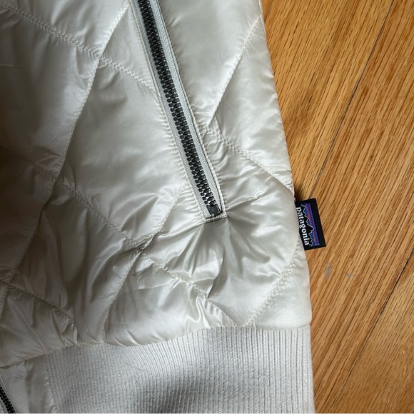 Patagonia Ivory Nano Diamond Quilted Vest Medium - Picture 3 of 9